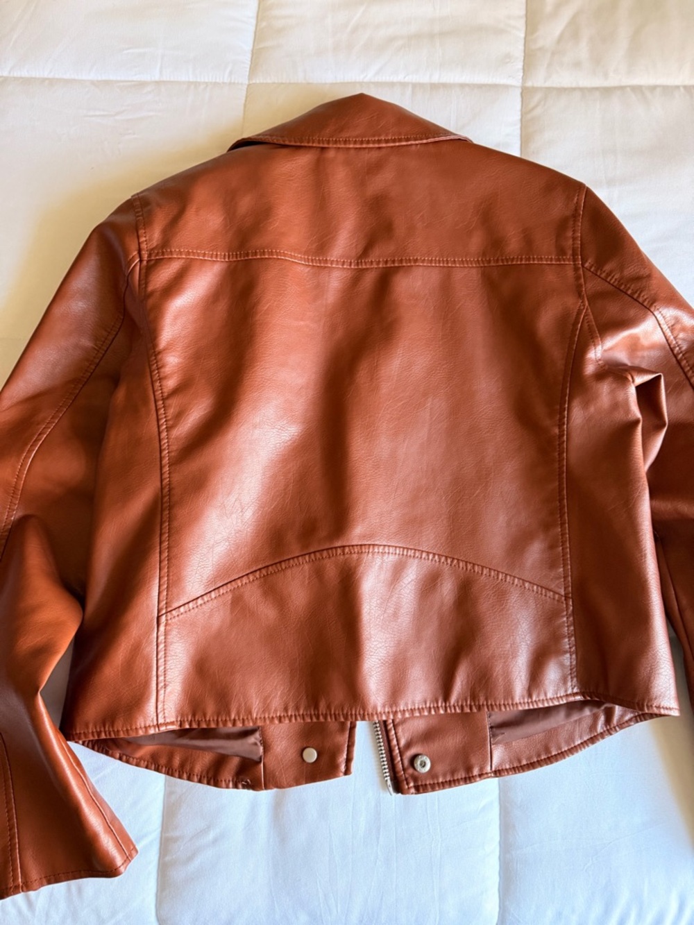 Anthropologie Faux Leather Moto Jacket - Picture 2 of 5